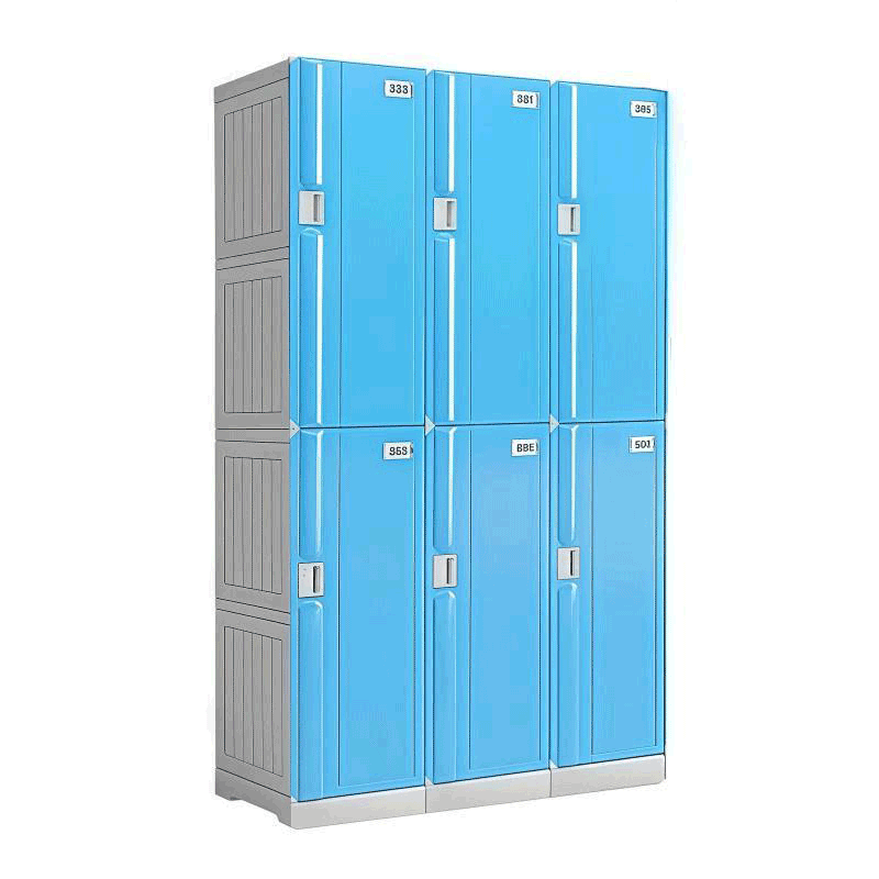 浴室更衣柜 浅蓝1146x500x1940mm高清大图