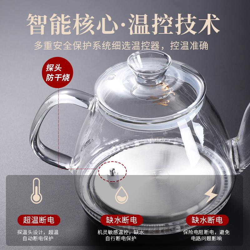 家柏饰(CORATED)全自动上水电热水壶玻璃煮水壶遥控茶具茶杯锅洗茶杯锅Z高清大图
