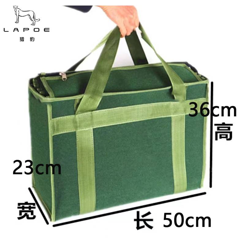 猎豹帆布工具包工具袋器材收纳包加大号50*36*23cm个高清大图