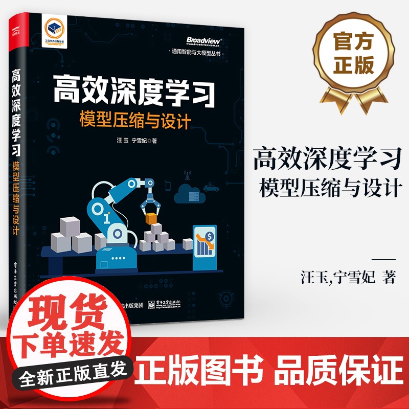 店 高效深度学习 模型压缩与设计 高效模型压缩和模型设计方法 定制化硬件加速器设计 大语言模型加速压缩书高清大图