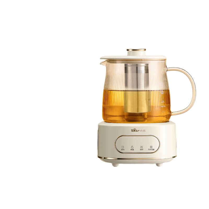 小熊bear全玻璃养生壶底盘加热多功能办公室家用 YSH-H15L2-P01