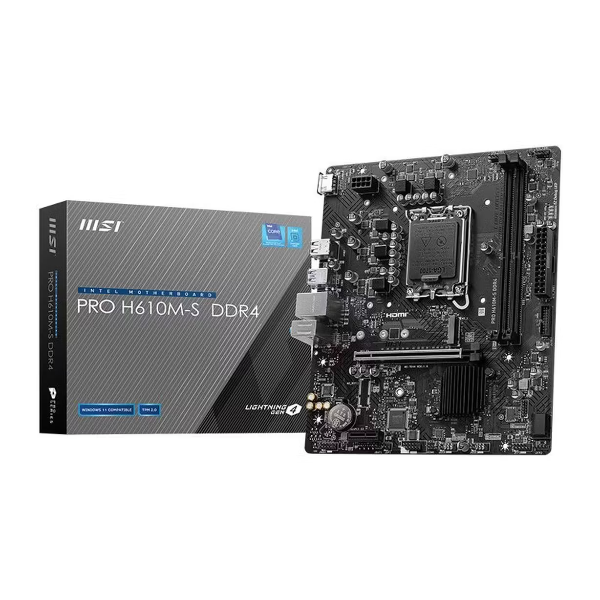 微星主板H610M DDR4主板台式电脑主板支持12代14代 14400全新正品高清大图