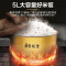 美的(Midea)电饭煲电饭锅5L大容量智能预约气动涡轮防溢锅金属机身家用电饭煲MB-WFS5017TM(2-8人)补贴
