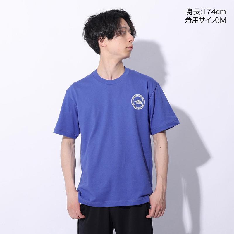 THE NORTH FACE/北面运动速干男款短袖T恤简约Logo棉涤纶拼接弹力