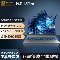 机械革命 蛟龙15Pro 15.6英寸商务办公学习本电竞定制游戏本笔记本电脑(全新R7-7435H 32G内存 2TB固态 RTX4060 8G独显 2.5K 165HZ高刷)灰