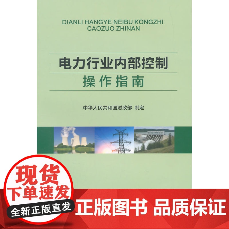 电力行业内部控制操作指南 中华人民共和国财政部 制定 经济科学出版社 正版书籍高清大图