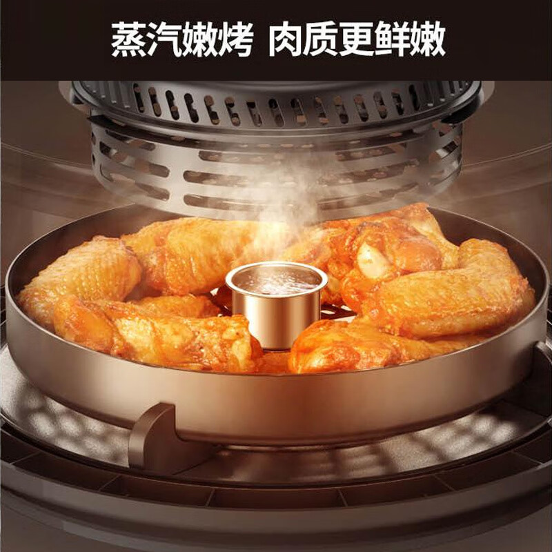 九阳(Joyoung) 空气炸锅 KL55-VF739 不用翻面可视窗口蒸烤炸一体机薯条机 5.5L高清大图