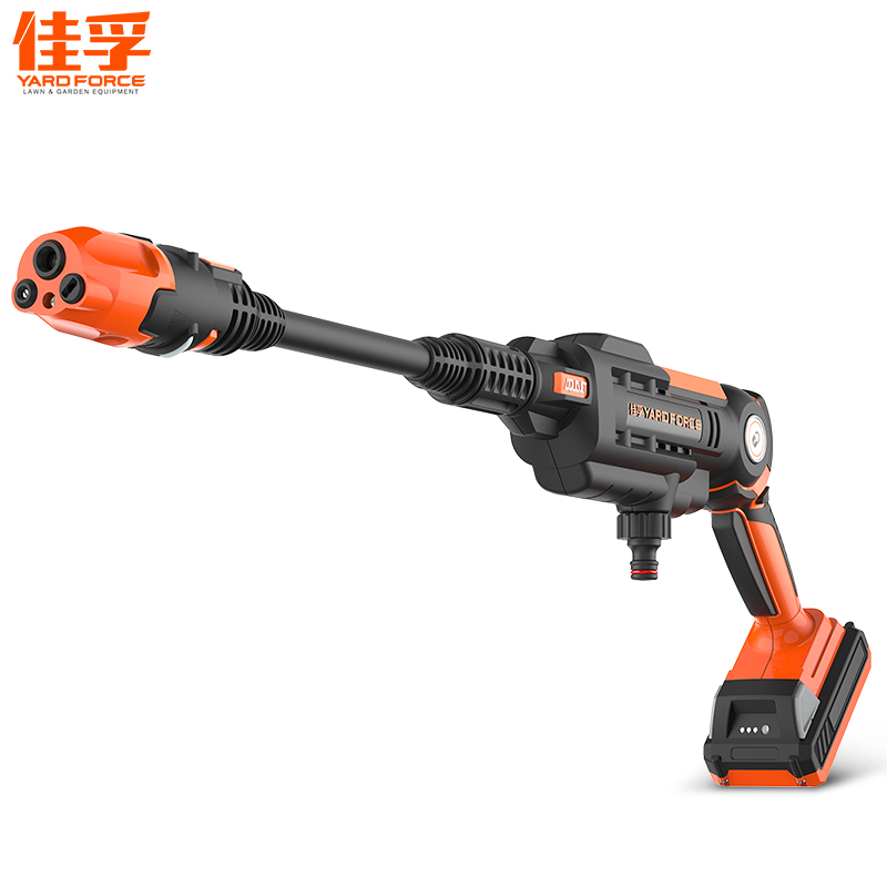 佳孚 YARDFORECE 洗车神器洗车机 便携式高压清洗机 E024M1M手持锂电款高清大图