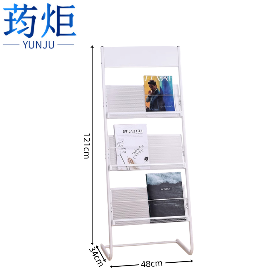 荺炬 收纳展示架三层平白 组