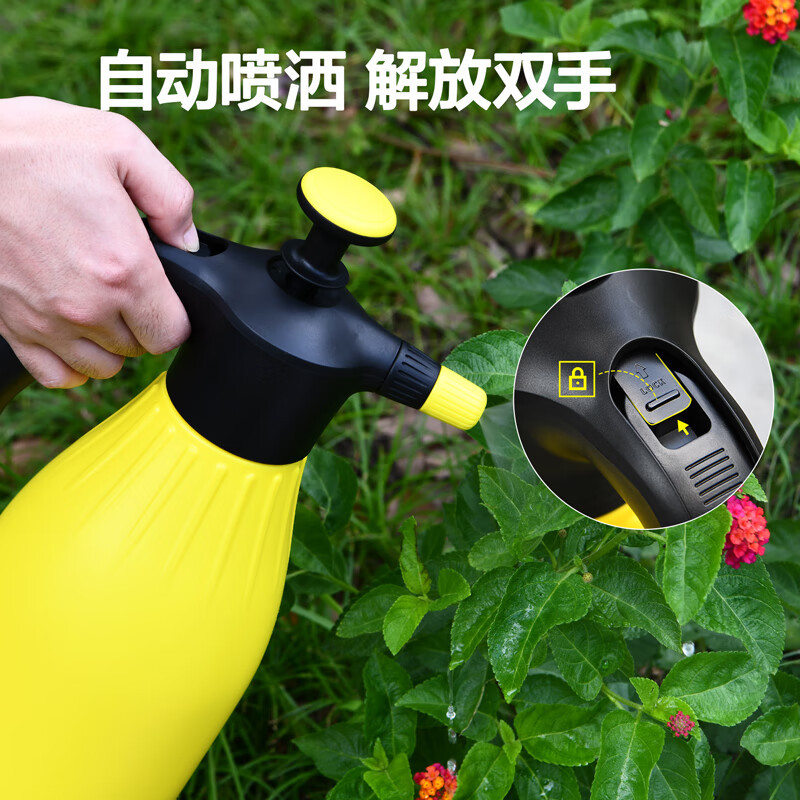 得力 浇花喷壶 喷雾器园艺喷水壶2L(绿) DL581021Y