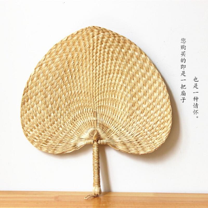 18新款精编版手工编织蒲扇子驱蚊纳凉扇老人宝宝团扇夏季折扇粽叶芭蕉
