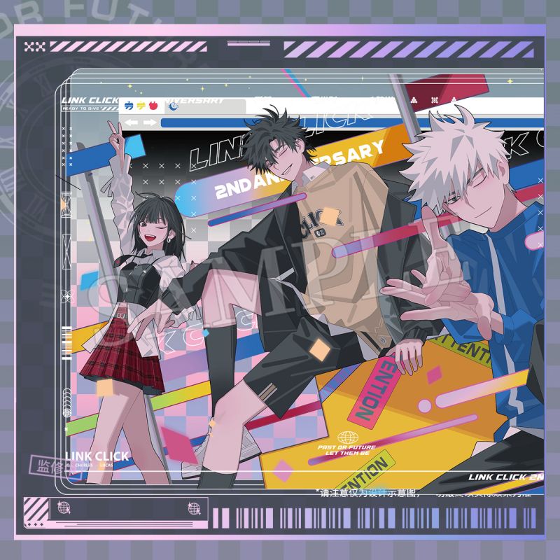 厚亚克力砖摆件 [正版]bilibiliBEMOE 时光代理人收藏色纸镭射票相卡套装厚亚克力砖摆件高清大图