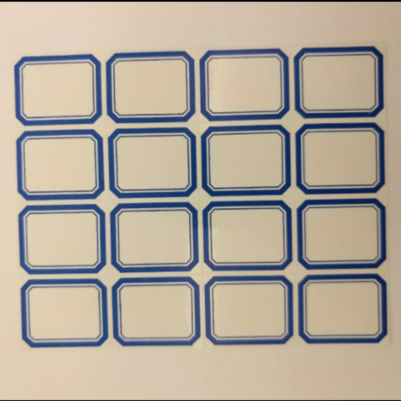 盆景自粘性标签10张包5包装视频