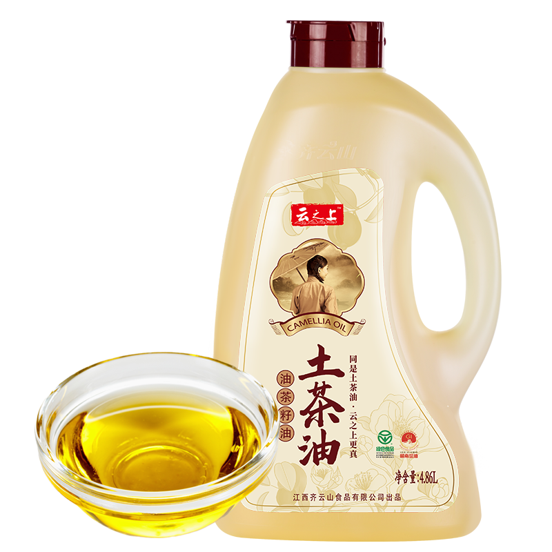 齐云山云之上土茶油4.86L物理压榨 食用油山茶油 桶装食用油 茶籽油
