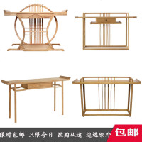 新中式条案实木玄关桌靠墙老榆木供桌供台现代简约条几家用神香案