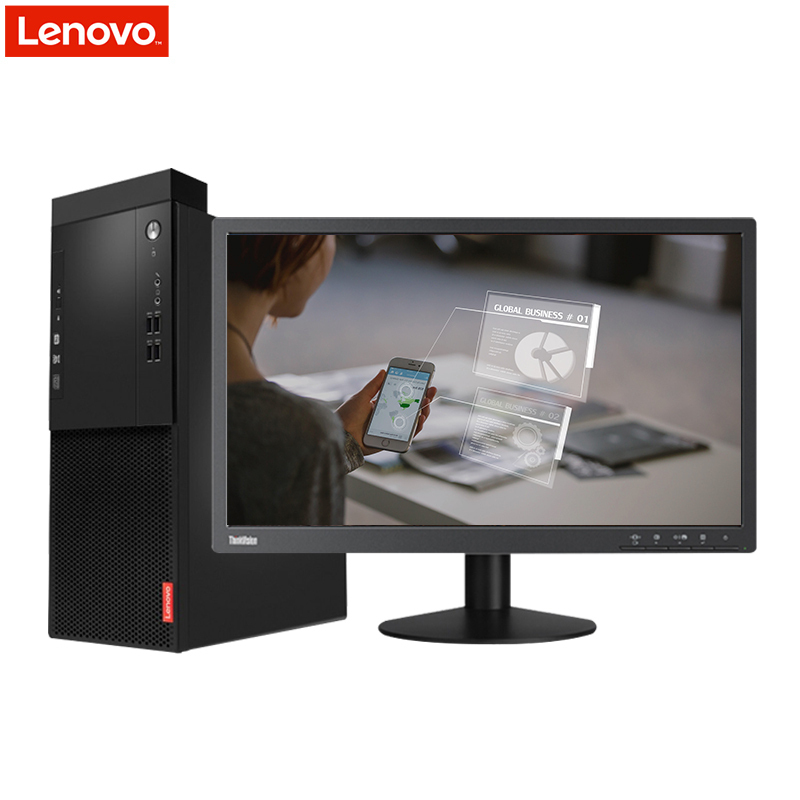 联想(Lenovo)启天M428 商用台式电脑I5-9500/4G/1T+128G固/21.5英寸屏高清大图