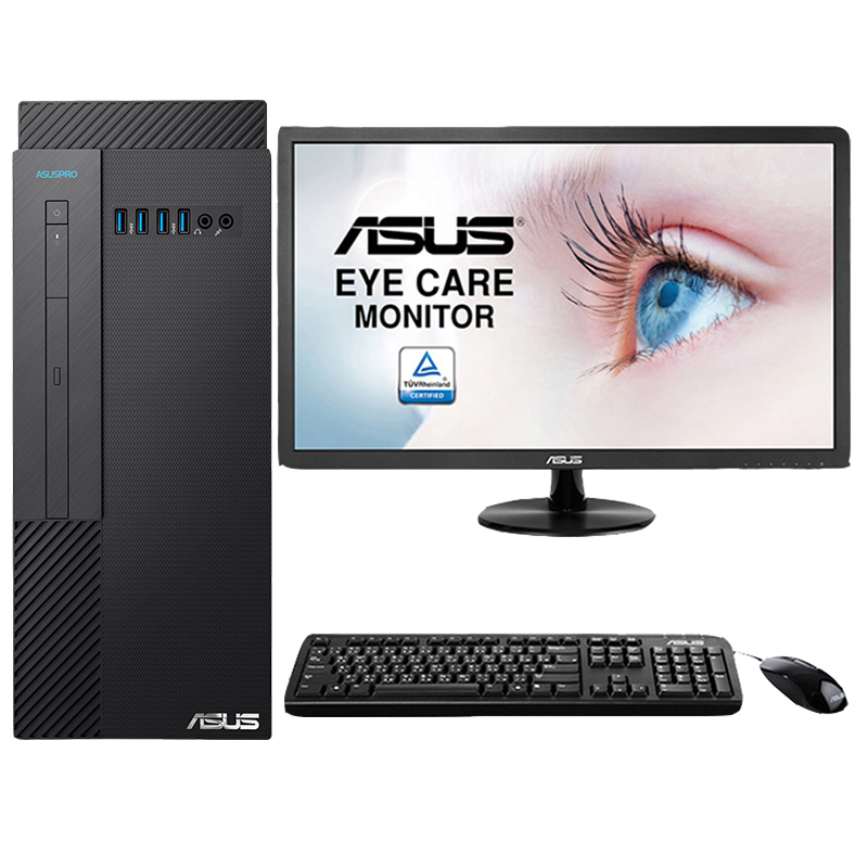 华硕（ASUS）商用台式电脑D340MF 21.5英寸（I5 9400 8G 1T DOS ）