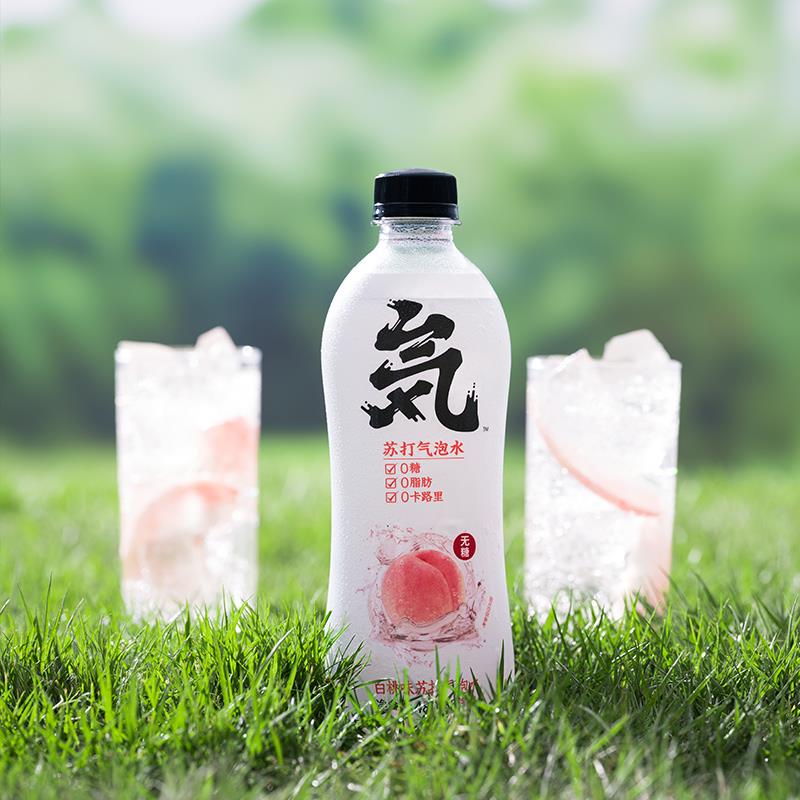元気森林 无糖白桃味苏打气泡水饮料480ml*15瓶元气森林元气水高清大图