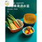 YICHENG双层家用厨房洗菜盆沥水篮菜篮子洗菜篮茶几客厅水果盘洗水果器 中号橙色