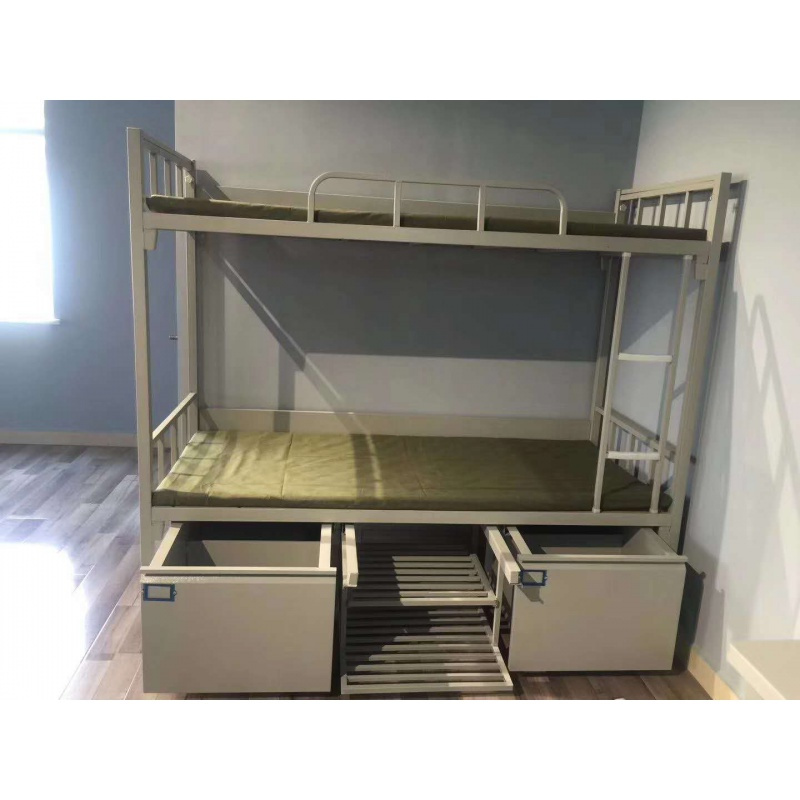 欧若凡部队营具铁床上下床双层床单人宿舍床部队铁床架子床铁架床