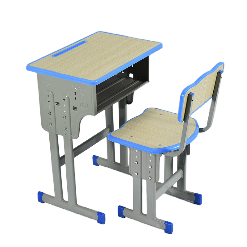 戴劲 学校高中小学生课桌椅ABS加厚教室课桌椅培训补习椅子 款式十八高清大图