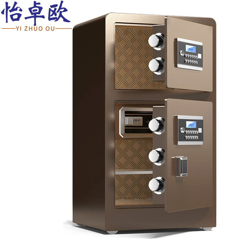 怡卓欧电子保密柜双门80CM密码台高清大图