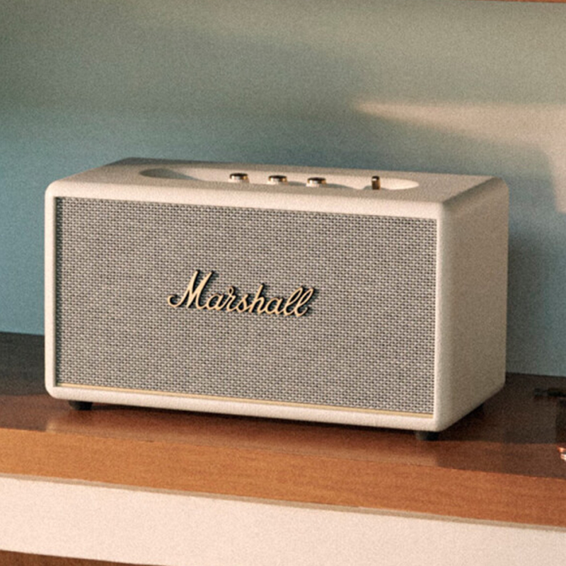 marshall马歇尔stanmoreiii音箱3代无线蓝牙摇滚家用重低音音响奶白色