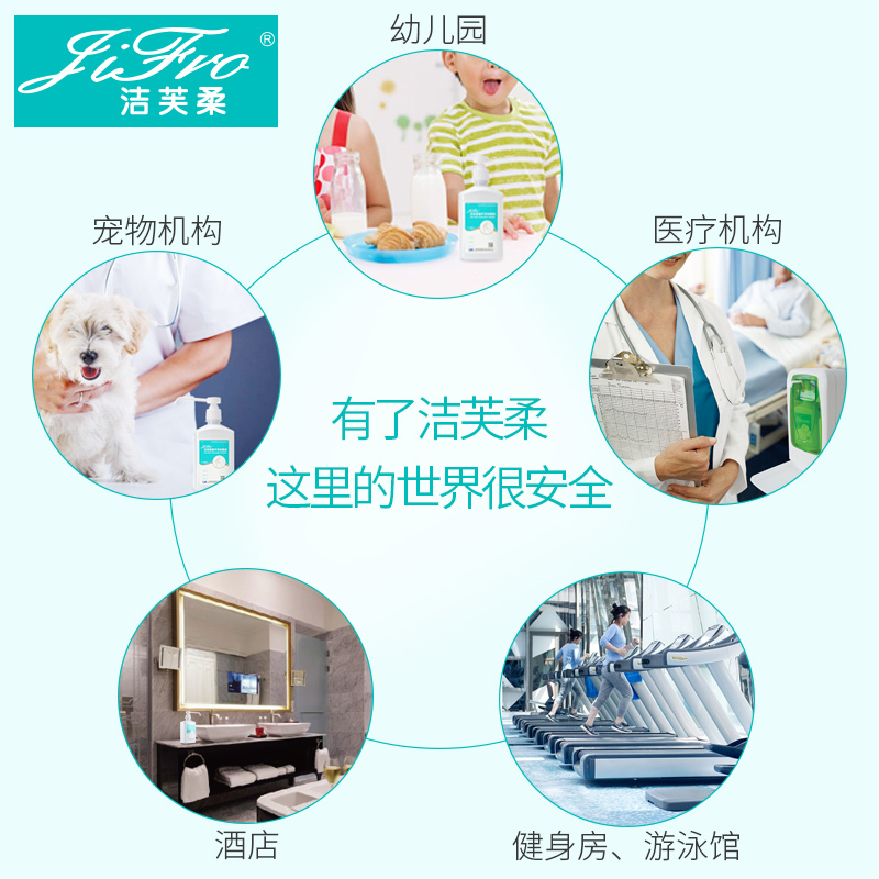 梦运洁 免水洗消毒液500ml