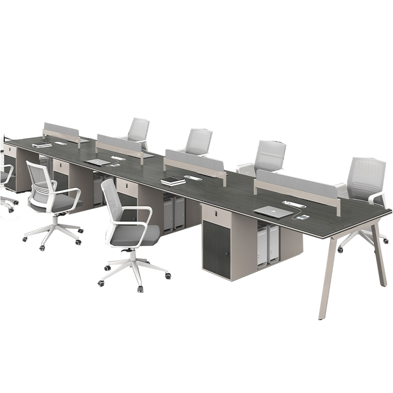 依韵珂电脑桌+8椅480*120*75cm套高清大图