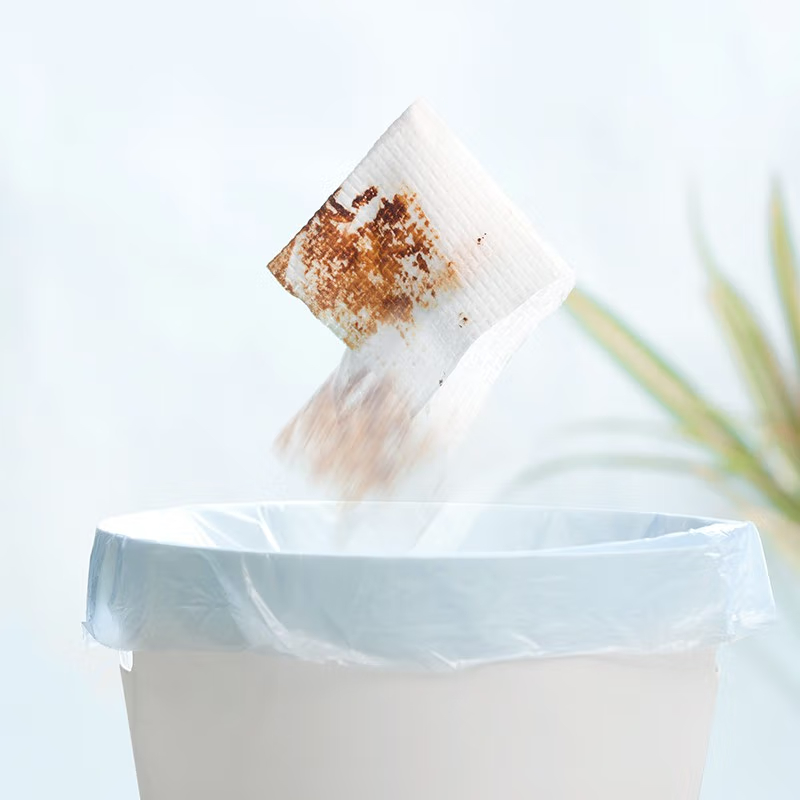 茶花(CHAHUA)净优即抛抽取式抹布(50片x3包装)315006高清大图
