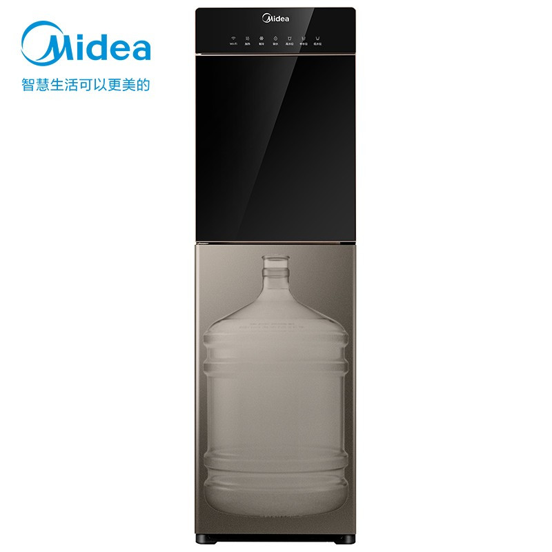 美的 饮水机YD1316S-X下置式家用桶装水立式制冷制热自动上水冷热款
