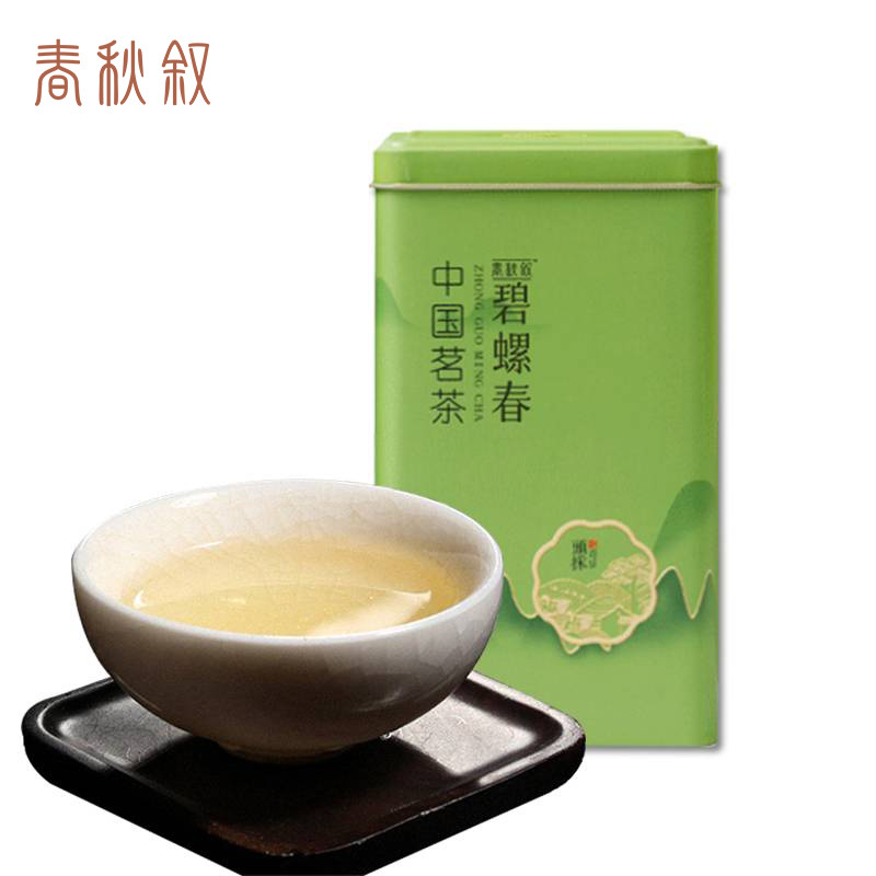 春秋叙 茶叶 绿茶 碧螺春 250g(一级) 罐