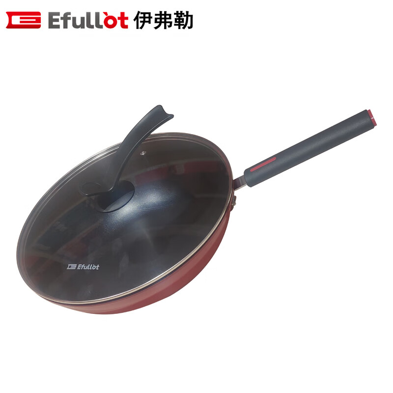 EFULLOT伊弗勒红运当头不粘炒锅 TH-W316精铁32cm