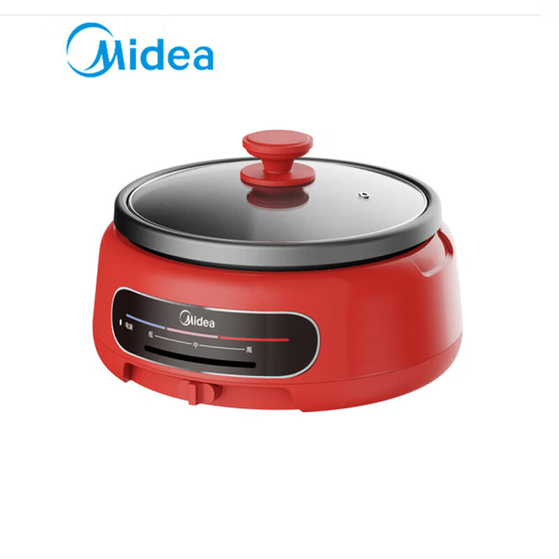 美的(Midea)多功能锅电火锅 家电热煮锅多用途锅智能防干烧大容量多功能分体 MC-EHG2801