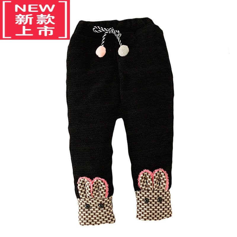 可莉允女童棉裤外穿男童冬季加绒裤子儿童加厚保暖三层夹棉超厚北方过冬保暖裤图片