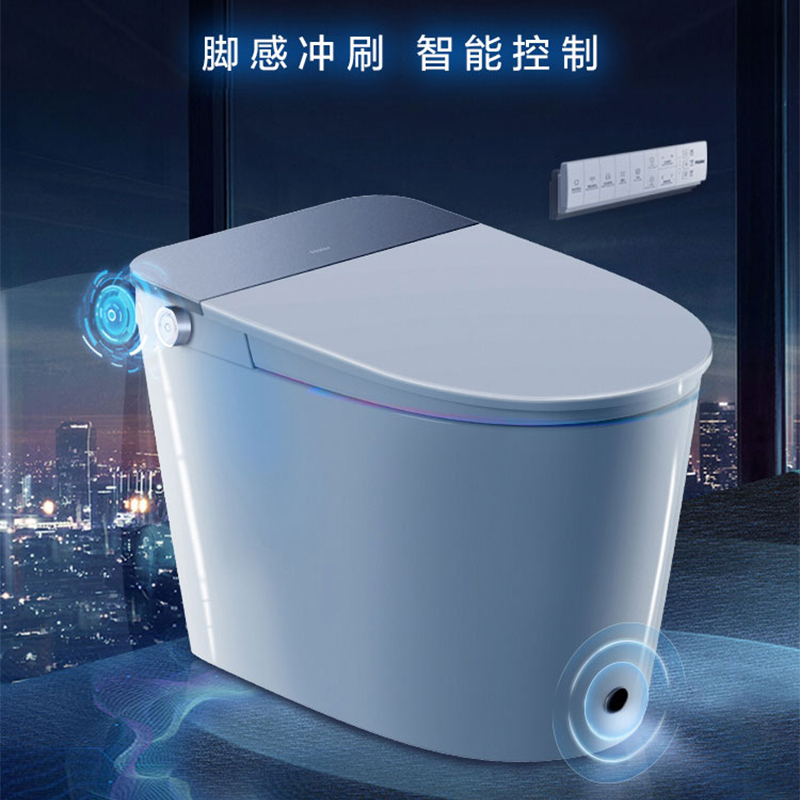 海尔智能马桶一体机无水压限制自动脚感冲刷带水箱坐便器 无惧水压款 [无水压基础款]HE30