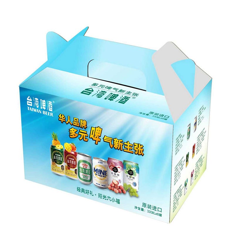 台湾啤酒果味全麦啤酒麦芽酒多味组合六小福礼盒装330ml*6听