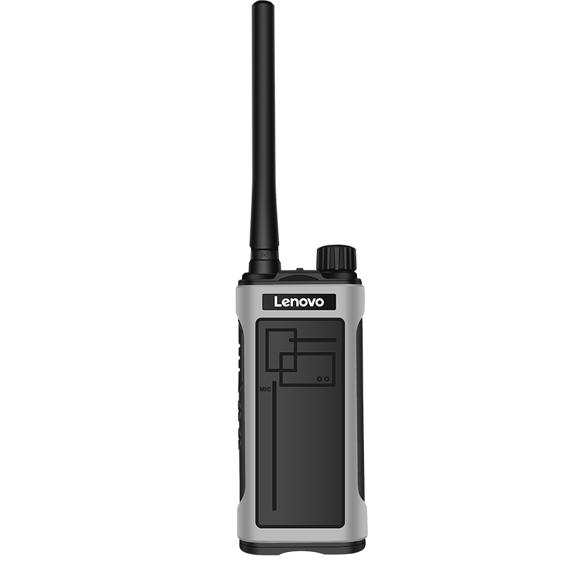 联想(Lenovo)对讲机N8 大功率远距离1-8公里 7天待机专业商用办公户外工地酒店无线手持台 联想N8(银白色)