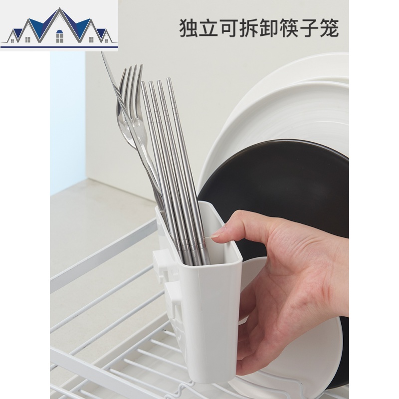 厨房碗架沥水架滤水篮置物架碗碟筷餐具碗筷收纳架家用水沥水架 三维工匠高清大图