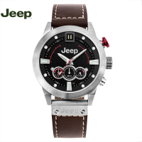 吉普(Jeep)手表 男士户外多功能防水夜光石英表吉普计时码表男表JP15401