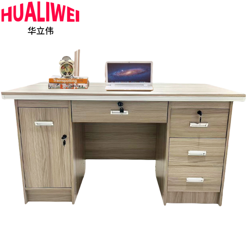 华立伟办公桌桌子1.4米张高清大图