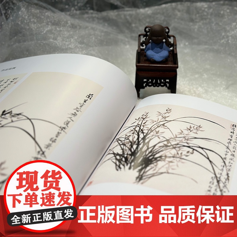 方楚雄教学示范.兰 国画技法 步骤详解 教学示范视频 国画好书 岭南美术出版社高清大图