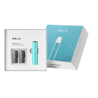 RELX 悦刻电子烟套装正品新款小烟充电蒸汽烟大烟雾悦客电子烟水果薄荷味烟嘴便携式换弹电子烟 知更鸟蛋蓝