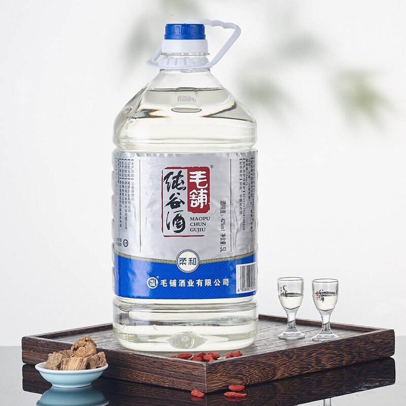 劲牌 劲酒 劲头足谷酒 42度 5L 桶装 白酒 配制酒 (新老包装随机发货)高清大图