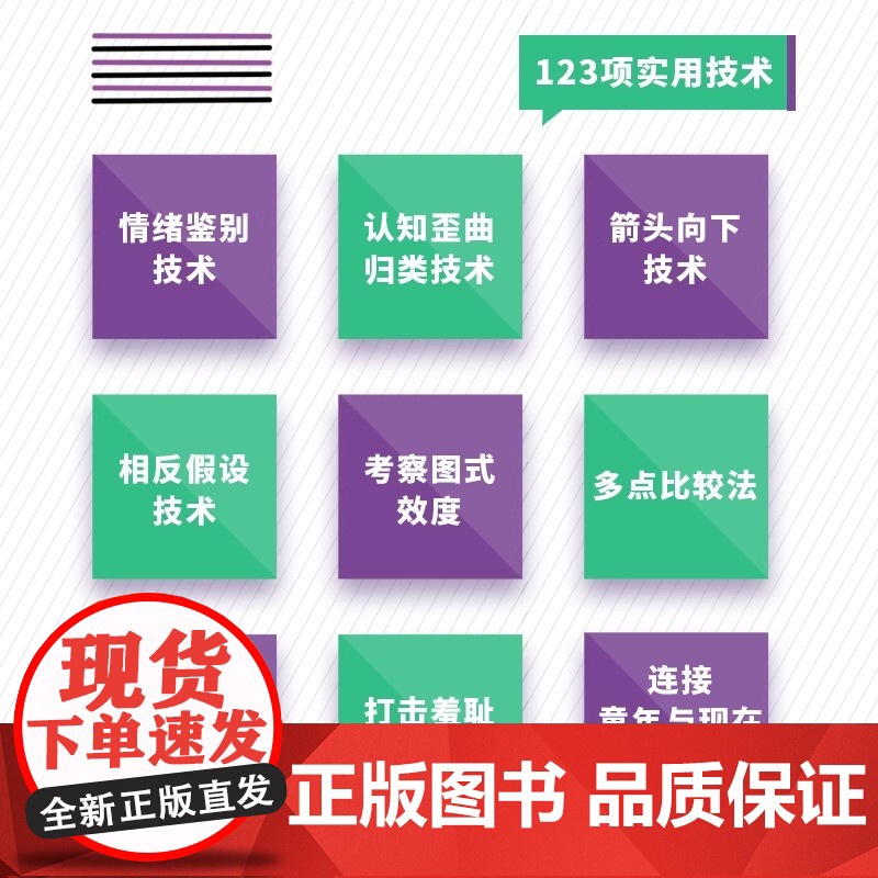 [正版书籍]认知行为疗法 123项实用技术 郭召良著认知行为疗法心理咨询师实践丛书心理学书籍CBT咨询师书籍心理咨询与治高清大图