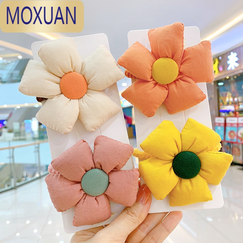 MOXUAN太阳花头绳儿童不伤发弹性好皮筋花朵扎马尾头饰小女孩橡皮筋发饰