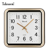 天王星(Telesonic)静音时钟时尚简约创意客厅挂钟 卧室餐厅挂表石英钟 静音扫秒机芯
