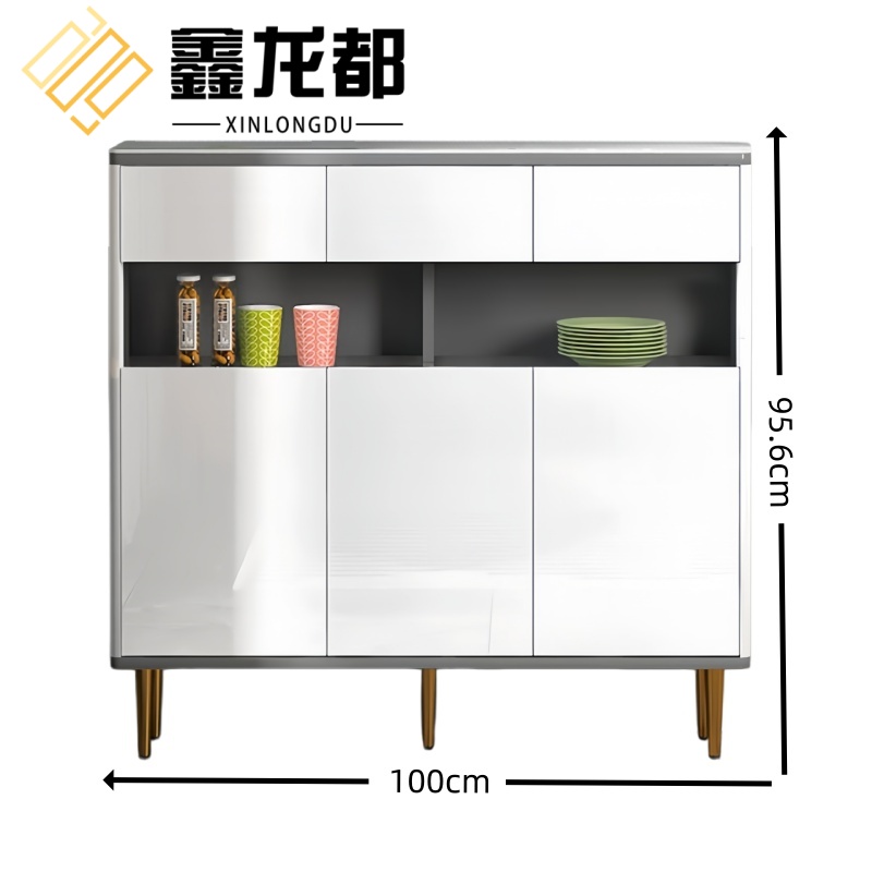 鑫龙都 岩板餐边柜 60*25*95.6cm 台高清大图
