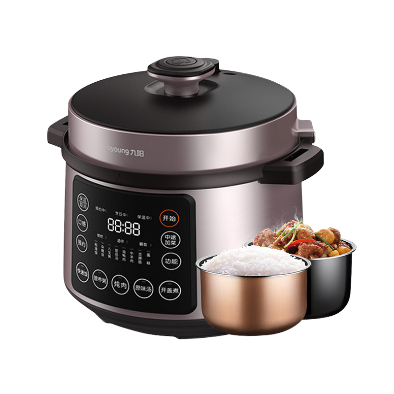 九阳(Joyoung)电压力锅 Y-60C816 家用智能6L饭煲双胆适用3-5-6-8人