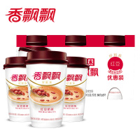 香飘飘奶茶 好料系列 红豆三连杯64g*3 杯装休闲冲饮品 冲泡奶茶粉